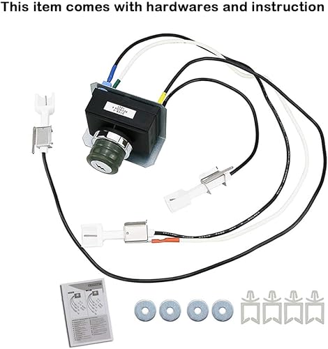 Miniatura 4 de Uniflasy 69851 Botón de encendido de parrilla para Weber Spirit 220320330335 Series Grill, kit de encendido de repuesto para E220 E330 E320 E335,