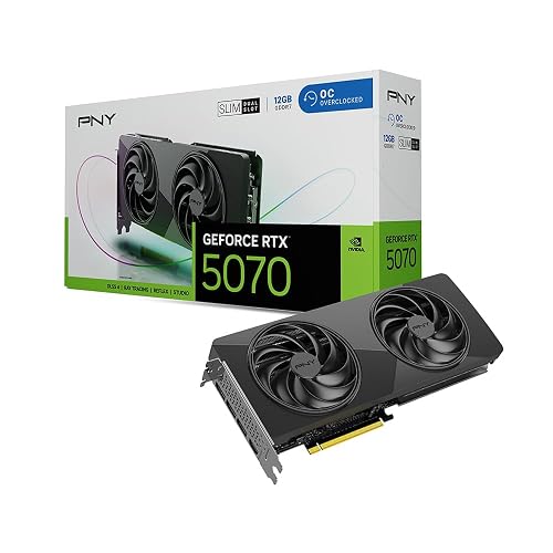 PNY NVIDIA GeForce RTX 5070 Slim Graphics Card