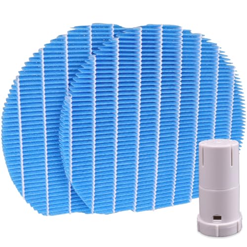 GOODNET FZ-L75MF 加湿フィルター 枠付き KI-LX75 KI-PX75 KI-RX75 KI-NS50 KI-RS50 KI-PS50 KI-RX70 加湿空気清浄機用 フィルター と FZ-AG01K1 Ag+ イオンカートリッジ 抗菌99.9%以上 互換品 2点セット