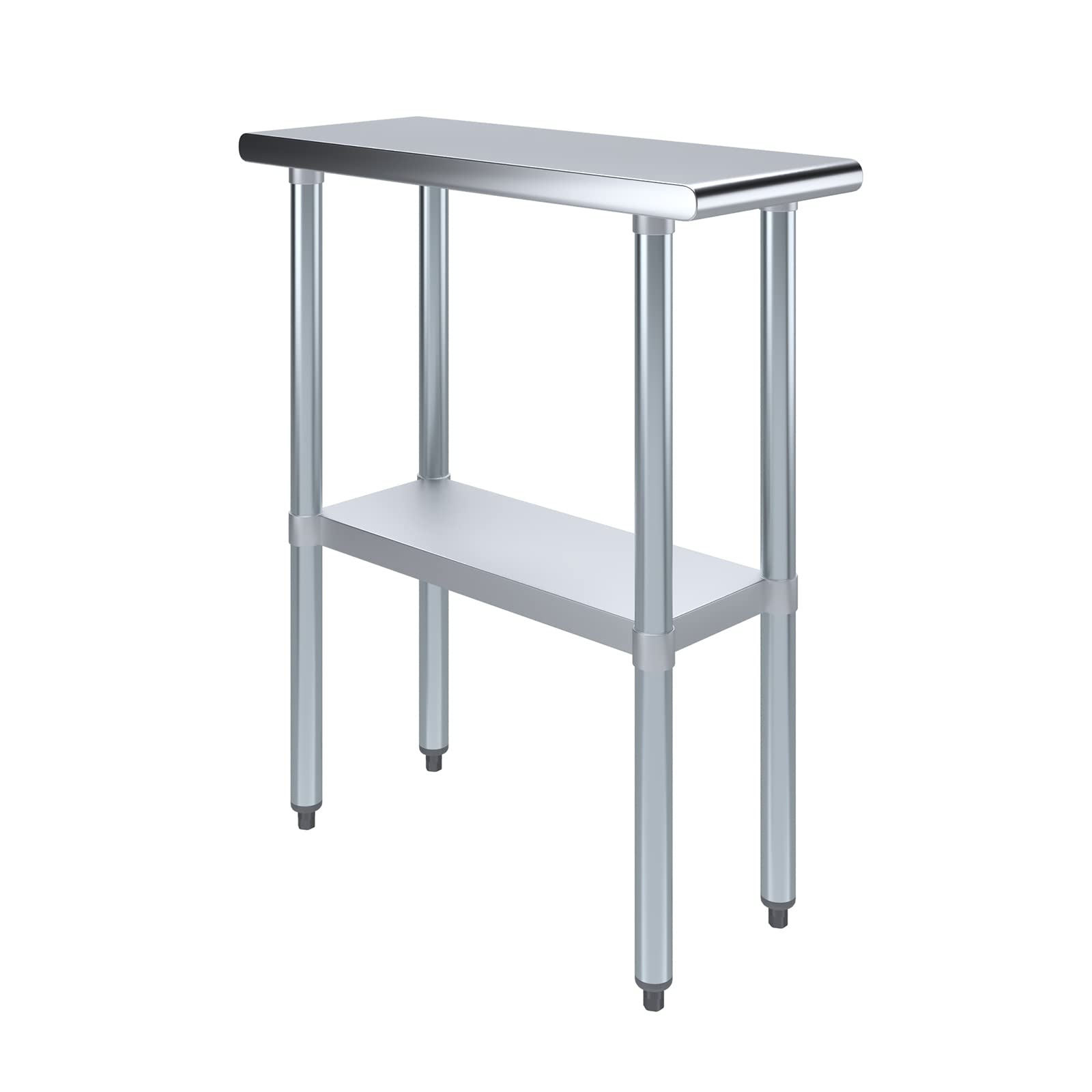 AmGood 30 in. x 12 in. Stainless Steel Work Table | Metal Kitchen Food Prep Table | NSF