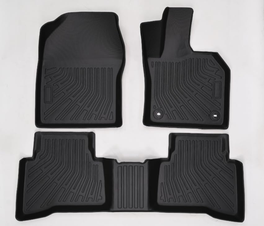 トヨタ プリウス 60系専用フロアマット＆トランクマット 2023年1月～現在適合（1列目～3列目フロアマット＋分割トランクマット）