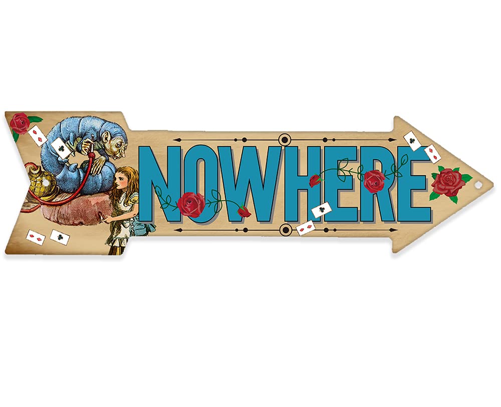 Amazon.com: Alice in Wonderland Decor - Nowhere - Directional