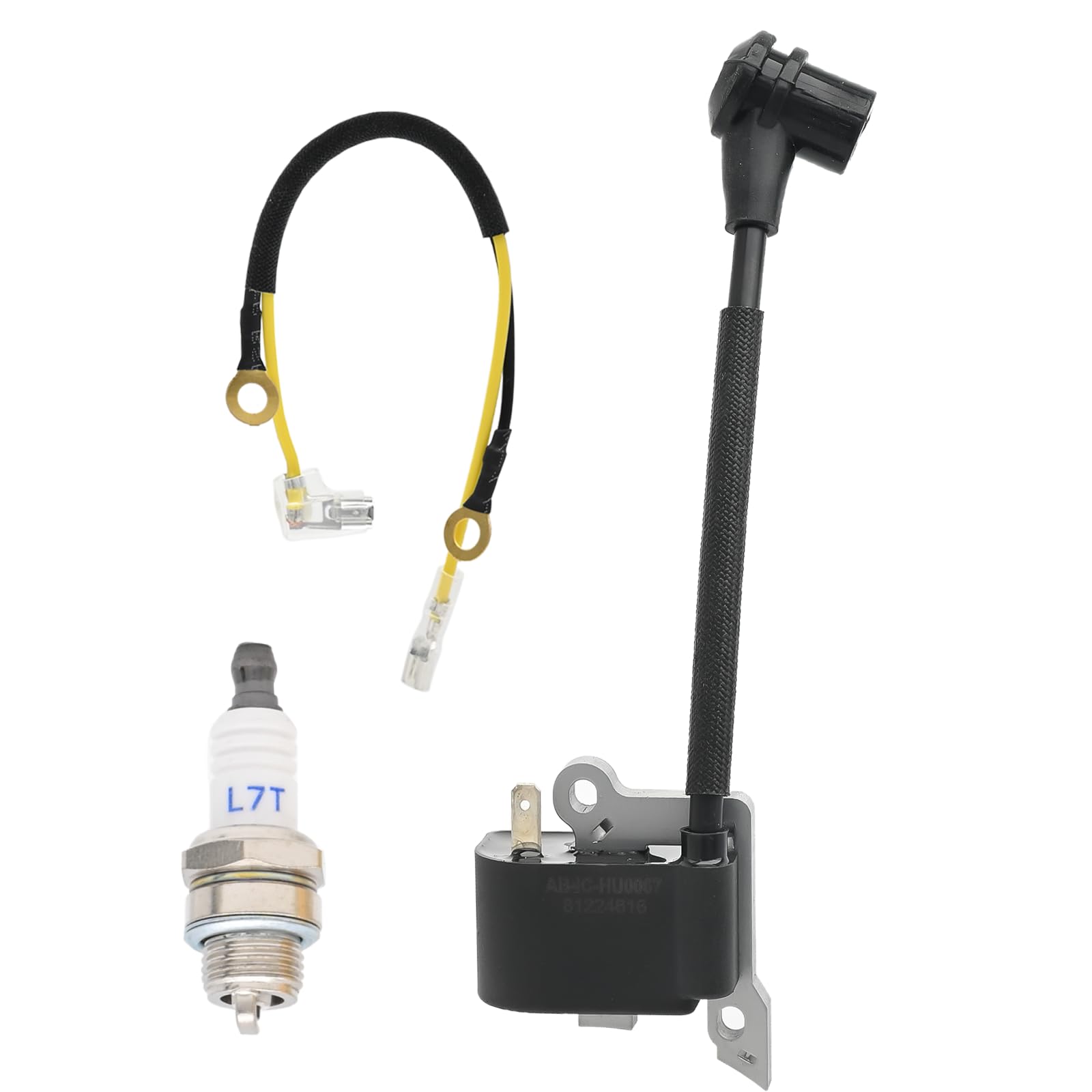 FitBest ignition coil 530039143 for Husqvarna 136 137 141 142 235 236 240 26 36 41 Chainsaw Replaces 545199901 545063901 530039239