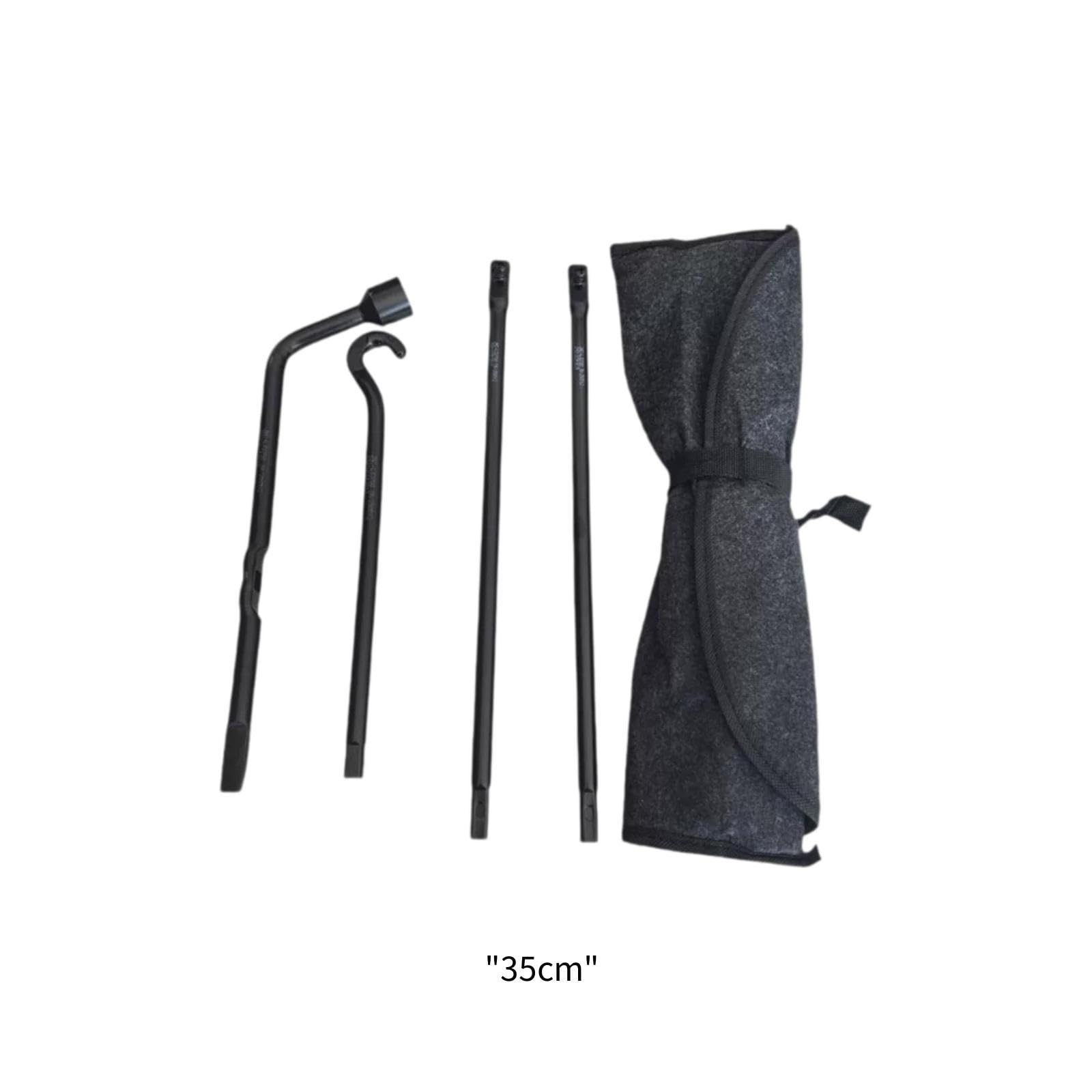 Manual Cambiador de Neumáticos Herramienta para Llantas Llave de Ruedas Bolsa Resistente Material Adecuado para Taller Automóviles Hogar 35cm
