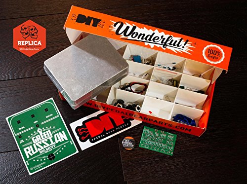 DIYPedalGearParts ® Green Russian Replica Kit pour monter une fuzz - Les Beatles, Paul McCartney, John Lennon, RIngo Starr, George Harrison DIYPedalGearParts ® Green Russian Replica Kit pour monter une fuzz – Image 3