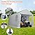 GarveeLife Carport Canopy, 10x20 FT Heavy Duty Carport Waterproof, Portable Garage with Removable Sidewalls & Doors Car Canopy with All-Season Tarp for Motorcycle, Bike, Garden Tools, Grey