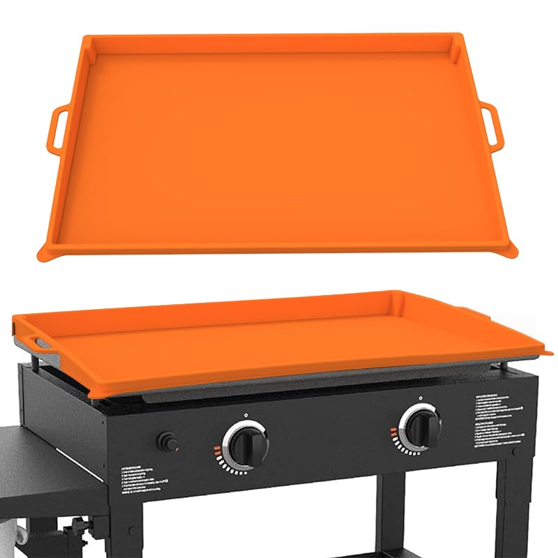22 inch Silicone Griddle Mat Cover for Blackstone, Food Grade & Heavy Duty Grill Cover Protector for Outdoor BBQ, Top Cover Protection for BBQ Grill Mat Blackstone Accessories (58x43CM)