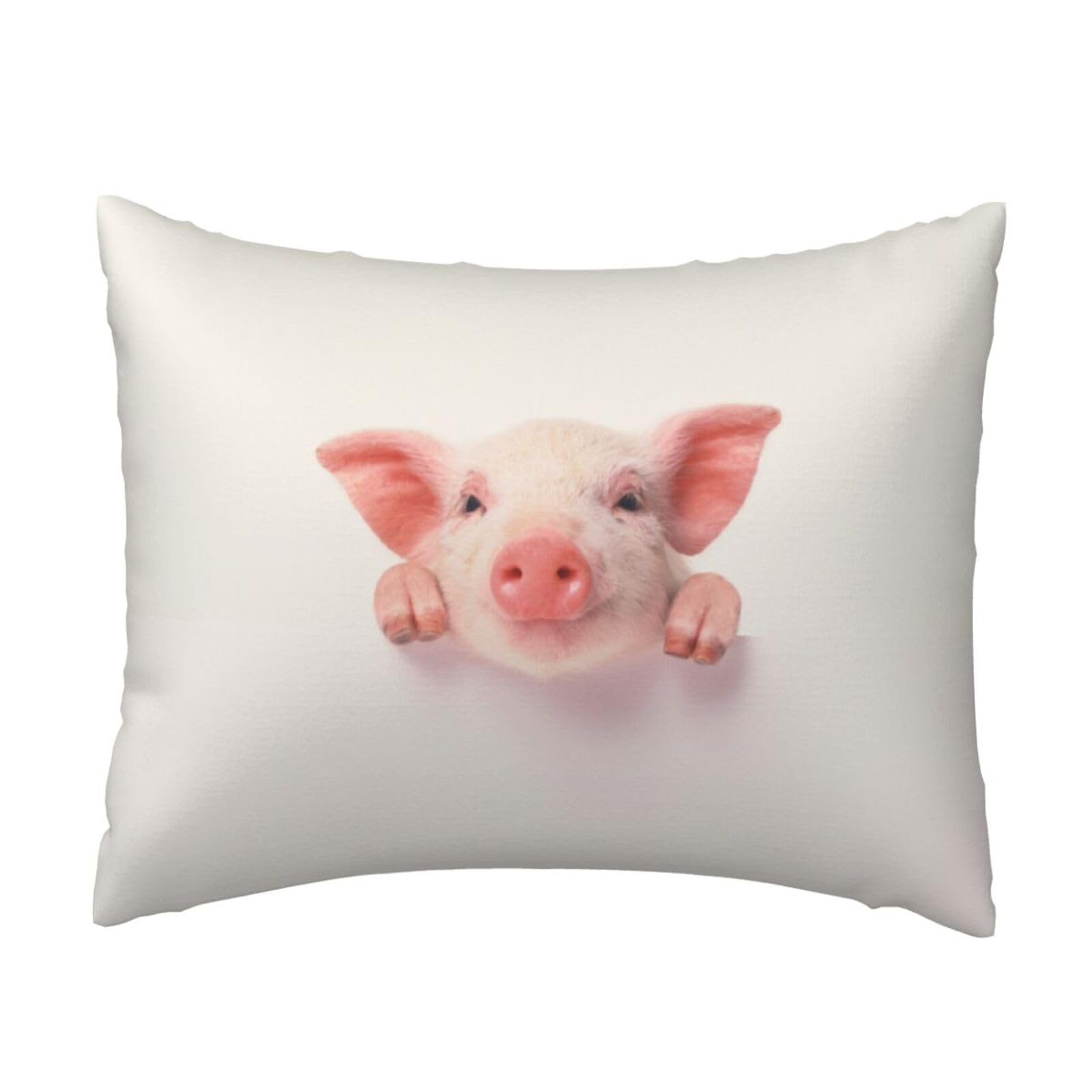 WSHFFILO Cute Pig printed Pillow Case 20x26in Decorative pillowcase Throw Pillow Cover