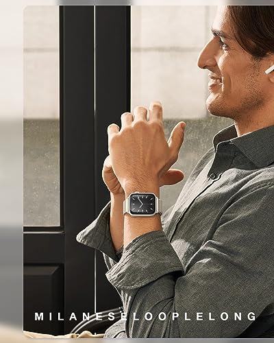 BRG Stainless Steel Milanese Loop Apple Watch Band 38–49mm — view 8