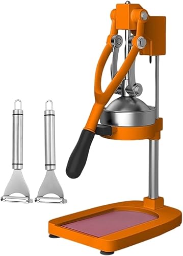 Exprimidor de cítricos de hierro fundido, Máquina de exprimidor de prensa manual, Máquina exprimidora comercial con embudo extraíble, Exprimidor de