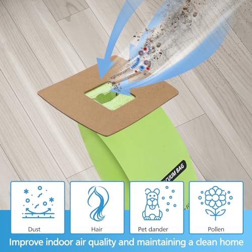 Image of 15 Pack Type BB Compact Canister Bags Replacement for Oreck XL Buster B Canister Vacuum bags PKBB12DW BB180 BB280 BB850 BB870 BB900 BB1000 MV160 with 4 Motor Filters