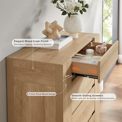 Luxury Bedroom Dresser with Mirror