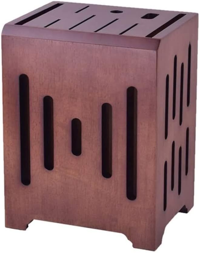 Knife Block Storage Stand Kitchen,Only selling Cutter Holder,Solid Wood Knives Shelf Rack Tool Accessories