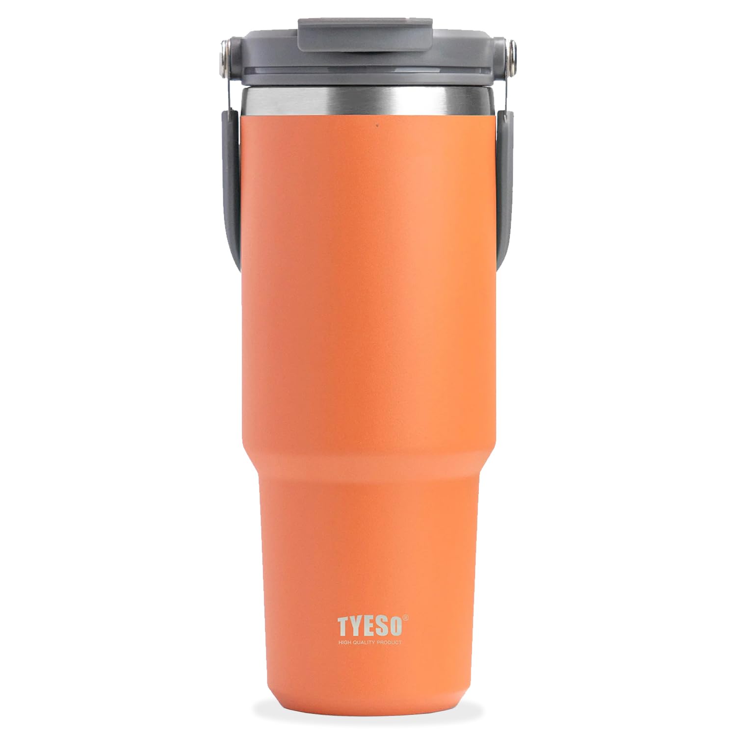 Amazon.com: TYESO 30oz Tumbler with Handle and Straw Lid