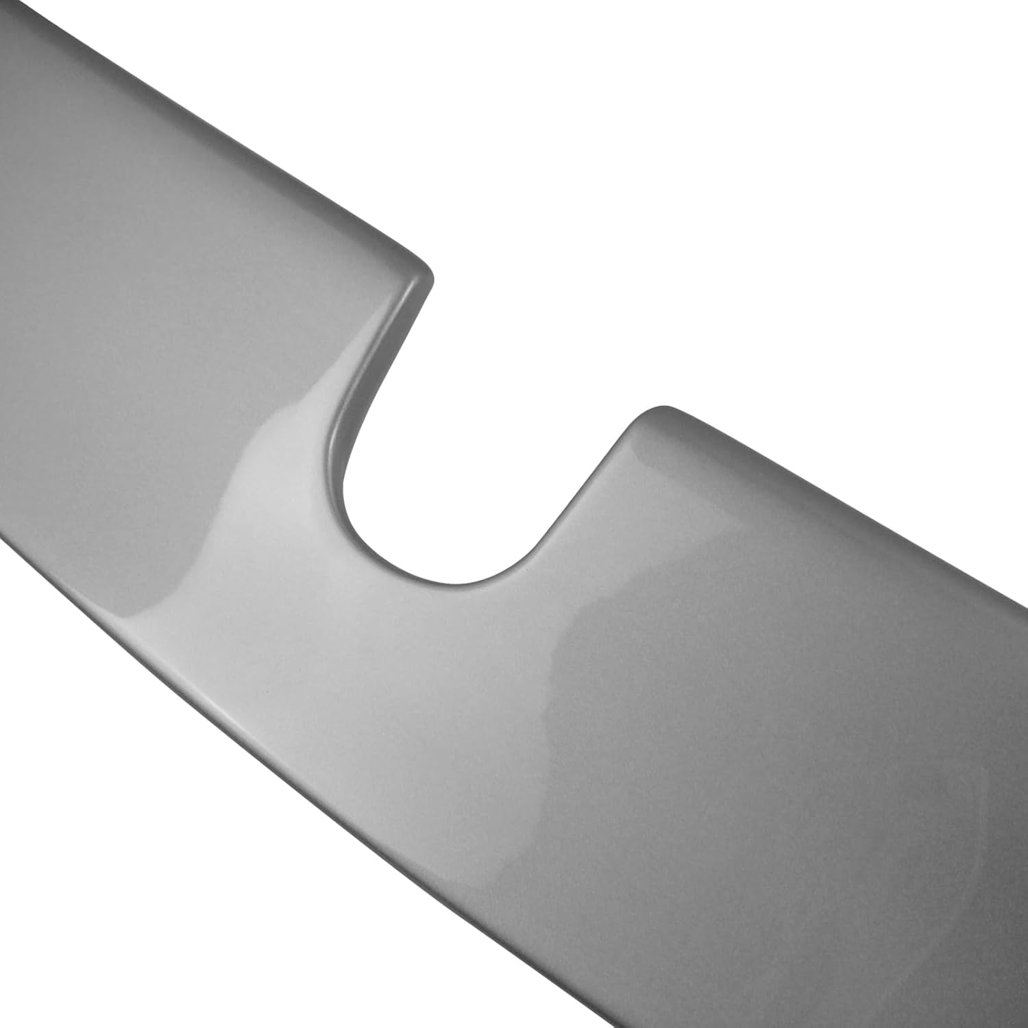 Pre-Painted Roof Spoiler Compatible with 2003-2005 Benz E-Class W211, RL Style Painted # 744 Brilliant Silver Metallic ABS Rear Wing Window Roof Top Spoiler Available by IKON MOTORSPORTS