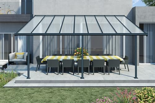 Terrassenüberdachung aus Polycarbonat von Palram CANOPIA