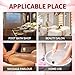 nbc BeautiLab Pedicure Kit Foot Soak Set: Bubble Salt, Sugar Scrub, Massage Mask, Massage Lotion in a Box, 4 Step Foot Spa Kit for Dry Feet,Tired Feet（3 Set Pomegranate)