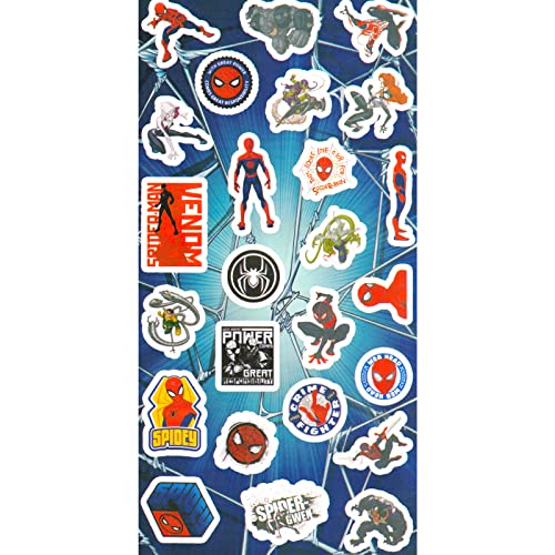 Spider-Man MILES MORALES SPIDERMAN TOWEL Marvel Spiderman Towel Set For Kids - Bundle With 27X54 Inch Miles Morales Towel, Stickers And More thumb #2