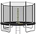 JUMMICO Trampolin Outdoor Ø 183/228/305/366/427 cm, GS-Zertifizierung Gartentrampolin für Kinder mit Leiter und Seitentasche