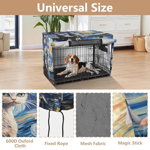 Housse de cage chat et chien imperméable pour intérieur extérieur - 5