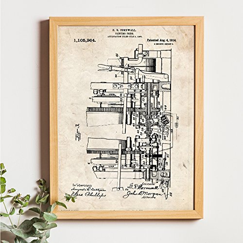 Nacnic Set 4 stampe artistiche di immagini con i