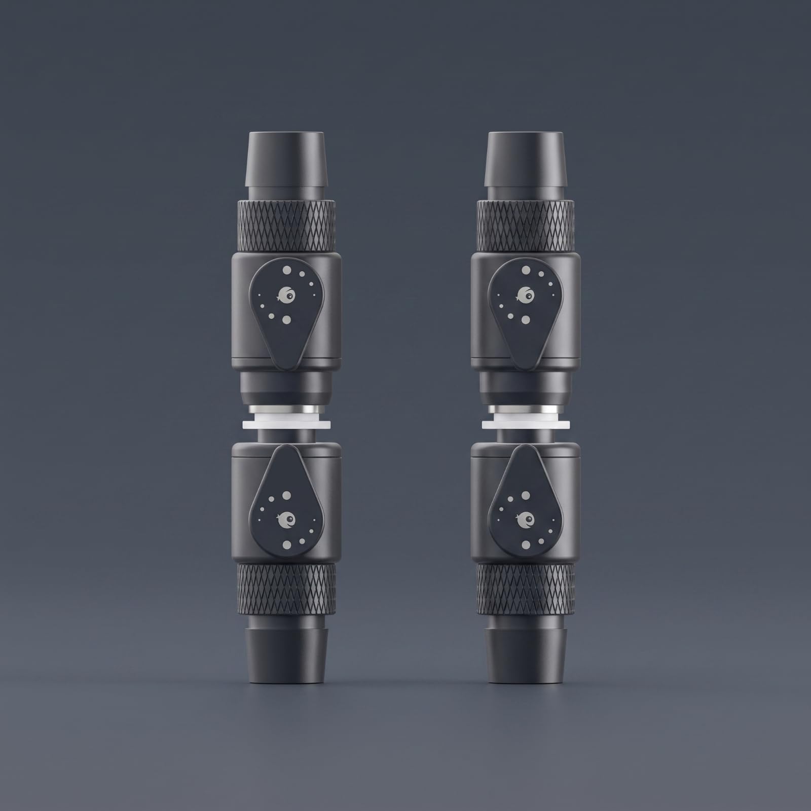 2 Piezas Conector Rápido con Válvula Bola Impermeable Conector Rápido Tubo Compacto Adaptador Tubo para Acuaristas, s, 16mm A 20mm