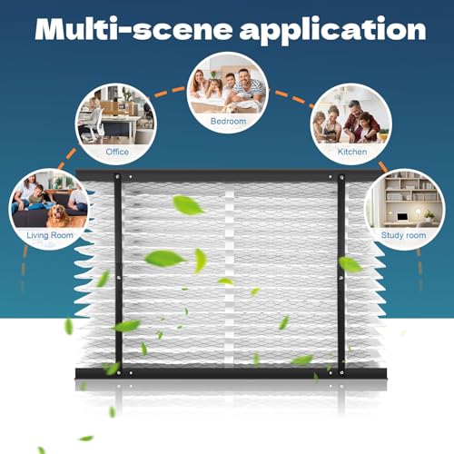 Image of 2-Pack 213 Replacement Filter Compatible with AprilAire Whole House Air Purifiers, Models 1210, 1620, 2210, 2216, 3210, 4200, MERV 13 Air Purifiers, Size: 20x25x4(Actual Size 20.66''x25.19 inchx4)
