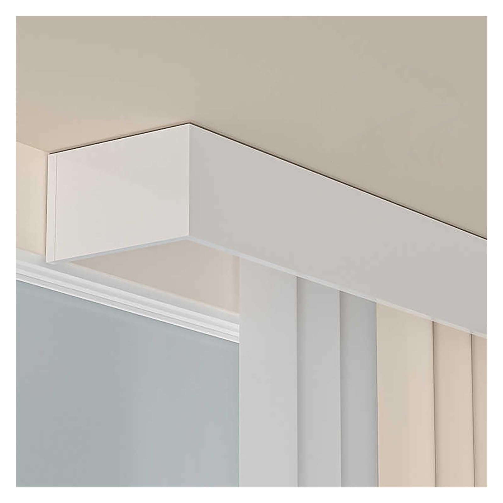 Panneaux de corniche de rideau haut de gamme en aluminium de 3 m de long