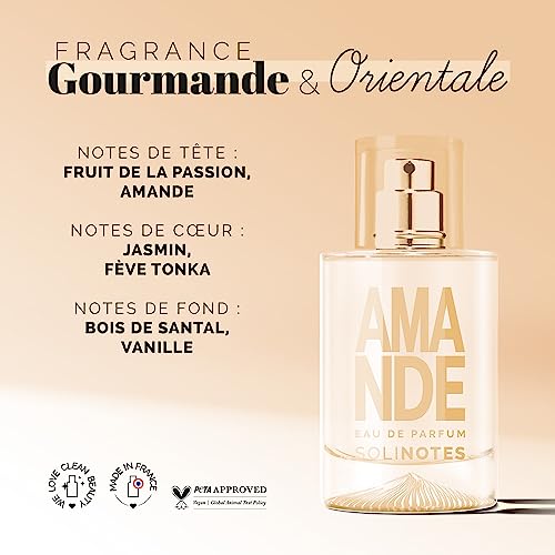 SOLINOTES Amandel Damesgeur – Eau de Parfum | Bloemen en rustgevende geur – perfect cadeau voor haar – 50 ml - Image 6