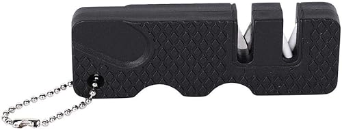 Afilador de cuchillos Mini bolsillo portátil al aire libre camping senderismo cocina accesorio caza cuchillos herramientas