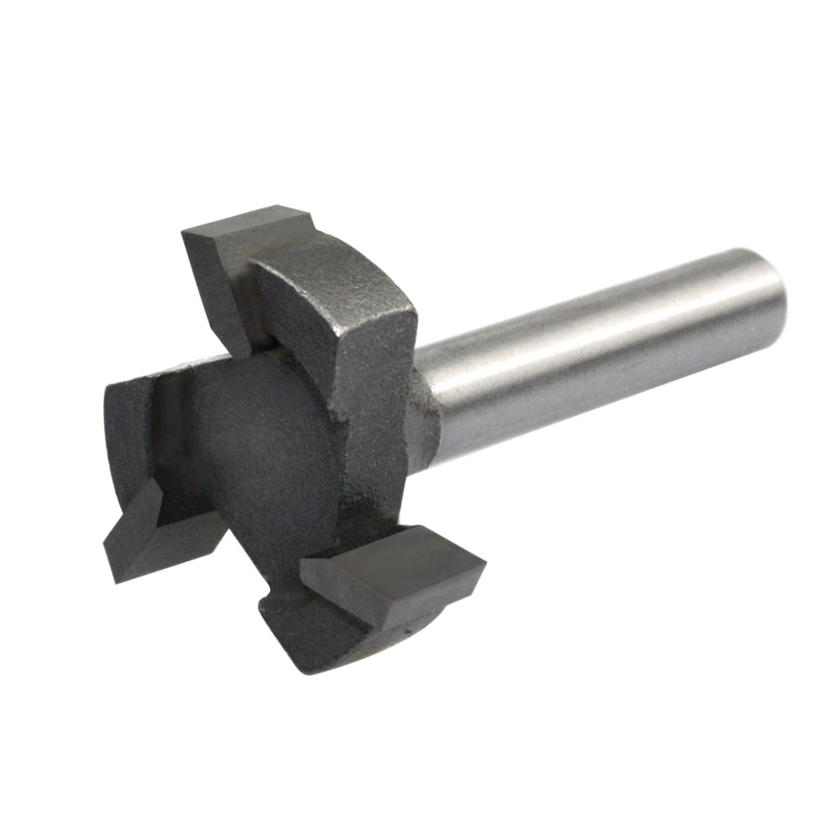 Fresa A T Per Legno 6mm 1/4" - Scanalatrice Professionale Per Router, Ideale Per Cassetti E Lavori Di Falegnameria - Punta In Carburo Di Tungsteno YG8 - 2