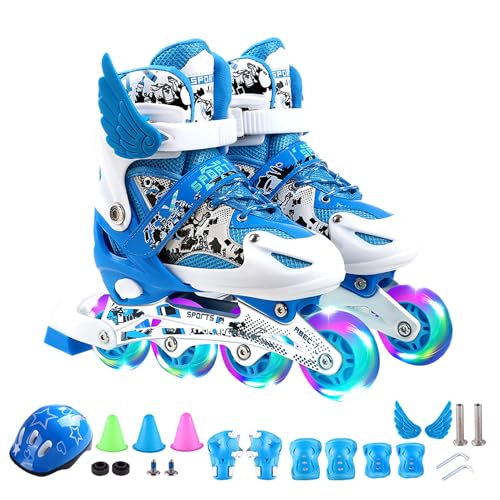 �C�����C���X�P�[�g �p�b�h�t�Z�b�g�C�����C���V���[�Y ���[���[�X�P�[�gInline skate�v���e�N�^�[�Z�b�g ��l �q���p �W���j�A ���[���[�l�ԍH�w�Ɋ�Â����f�U�C�� ���S�Ҍ��� �j����킸 �ϋv �ʋC�� ���S �A�E�g�h�A �É� �T�C�Y�����\ �u��