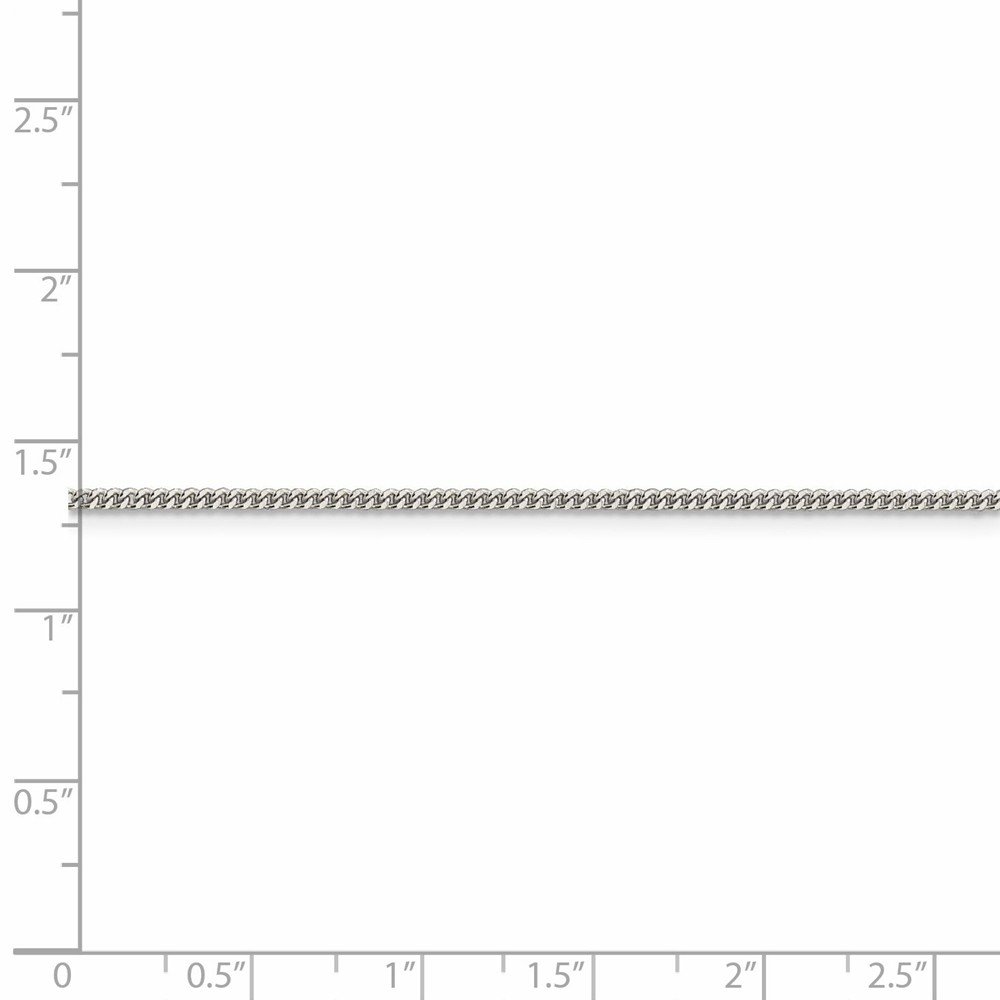 Akcesoria dla dziewczynek Solidny naszyjnik z łańcuszkiem o średnicy 1,5 mm 22" Prezent urodzinowy