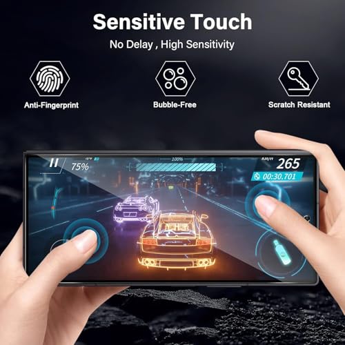 Image of (2 Pack Privacy Tempered Glass Screen Protector for Samsung Galaxy Z Fold 7 (Front Display) | 9H Anti-Spy Glass | HD Clarity, Anti-Scratch, Bubble-Free, Case-Friendly