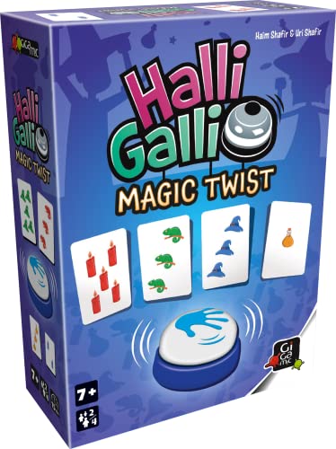 Gigamic - Halli Galli Magic Twist - Nouveauté, Blue, Red