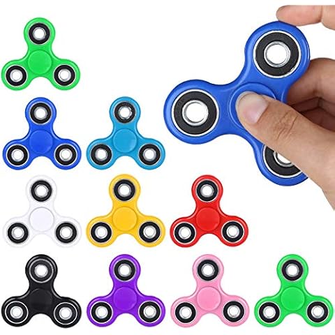 SCIONE Fidget Spinners, 25 Pack Birthday Party Gifts for Adults and Kids, Prize for Classroom, Valentine Party Favors for Kids, Stress Anxiety ADHD Relief Fidgets Toy, Finger Hand Spinner Toys Cover