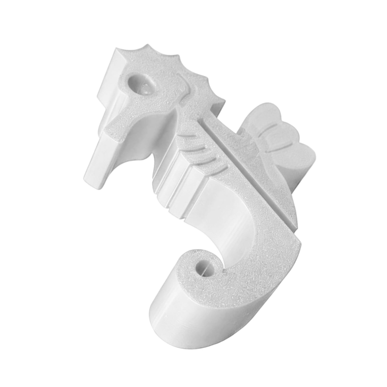 Tsophreniq Adorable Sea Horse Design Bath Hook Strong Polylactic Acid Construction Holds Up to 8Mm Glass Waterproof Bathroom Hook Polylactic Acid Bathroom