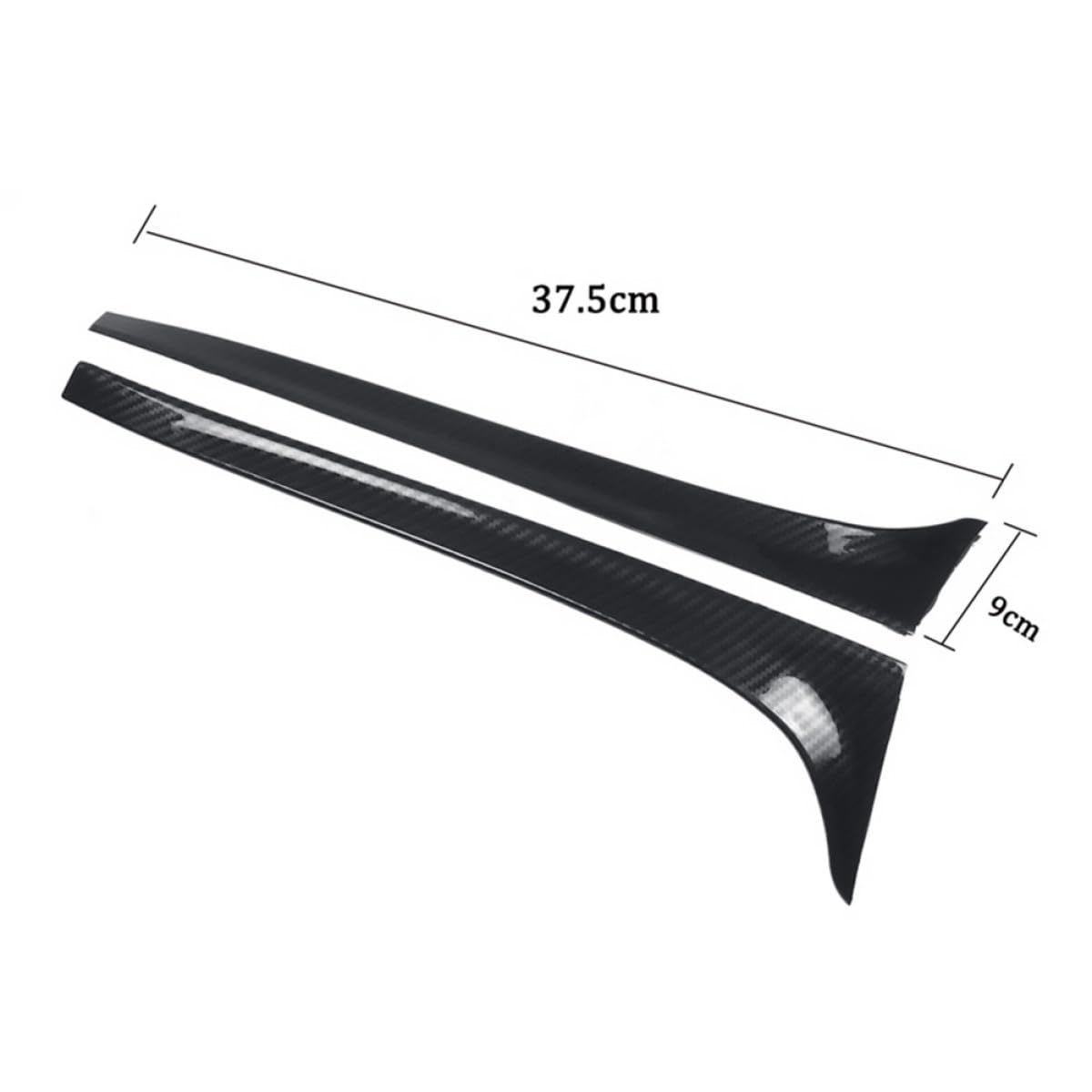 Spoiler Posteriore per Auto Golf 7 Ala Laterale in ABS Effetto Carbonio Set 2 Pezzi Accessori Decorativi per Personalizzazione Veicolo
