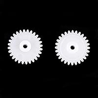 Vista 2 de Othmro 50 engranajes de plástico, 28 dientes, modelo 282A, engranaje de reducción de 0.07 pulgadas, diámetro del agujero, 0.59 pulgadas, diámetro