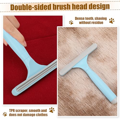 Image of Carpet Rake for Pet Hair Removal, 54 inch Adjustable Long Handle ad 180 Rotatable Head Pet Hair Removal Tool Kit Dog Cat Carpet Rake Scraper Brush for Rugs, Curtains, Carpets, Beds, Furniture