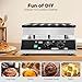 36-Hole Mini Pancake Maker, 1000W 110V Electric Non-Stick Waffle Machine, 1.88in Poffertje Maker with Adjustable Temp & Timer for Home, Bakery, Restaurant