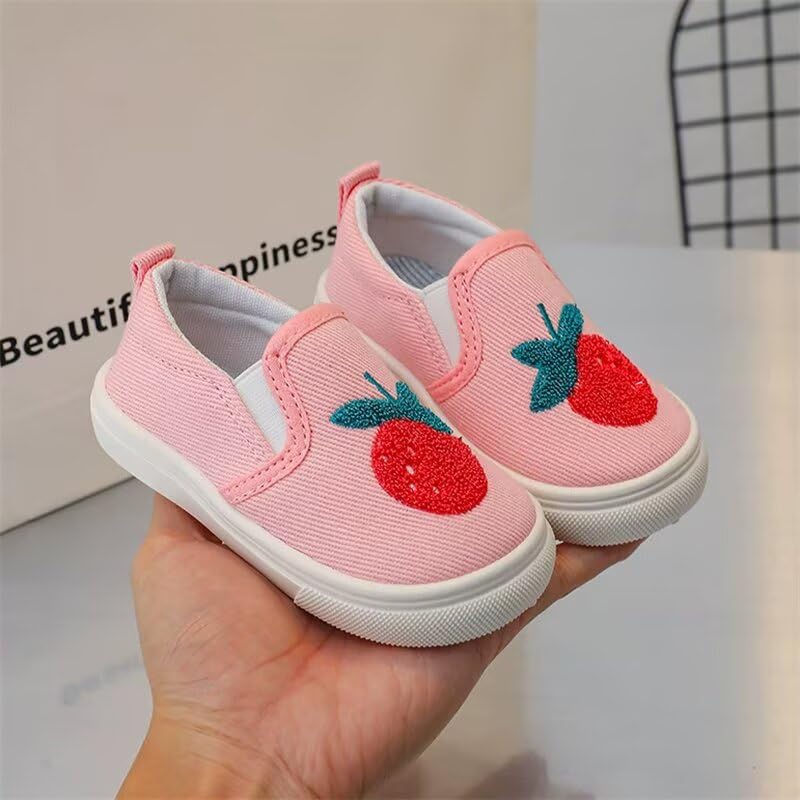 Kid Boy Girl Breathable Cartoon Canvas Shoes for Outdoor School Sport Running Walking3