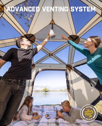 Best 6 Person Pop Up Windproof Instant Cabin Tent Review