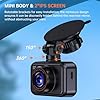 E-YEEGER Dash Cam Front and Rear, 2.5K Dual Dash Camera for Cars, 2560P Mini Car Camera, 2 inch IPS Screen, 32GB Card Included, WDR Night Vision, 24 Hours Parking Monitor, G-Sensor, Support 256 GB Max #5