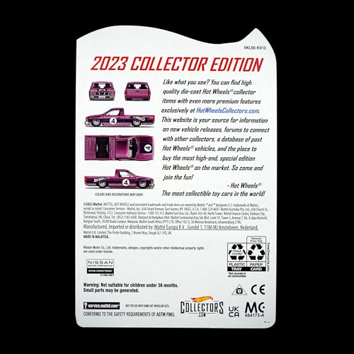 Image of Hot Wheels Collector Edition | Premium Die-Cast Metal Car for Kids & Collectors | Rare One-Time Release Model for Boys | No Restock Limited Edition (Custom 93 Nissan Hardbody (2023))