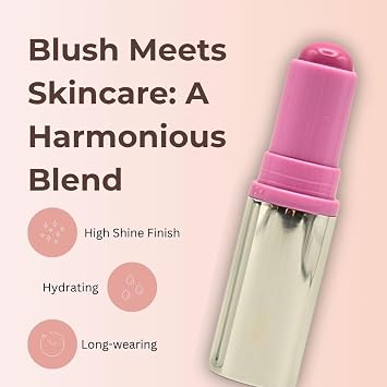 Haus Labs Color Fuse Longwear Hydrating Glassy Lip + Cheek Blush Balm Stick - Glassy Lilac