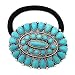 Emulily Western Concho Squash Blossom Hair band and Tie