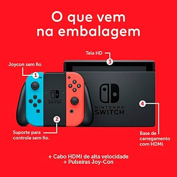 任天堂Switch Nintendo, Console, Nintendo Switch, Nacional, V2, Portátil e