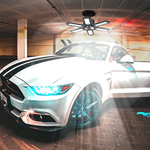 Dajoujs Led Garage Lights 2 Pack 250W Garage Light Led Garage Ceiling Lights Led Lights For Garage Attic Barn Basement Lights Led Garage Lights Bulb Led Shop Lights E26/E27 #TOP2