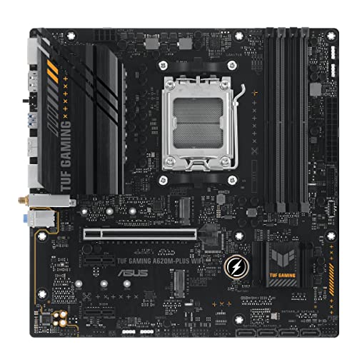 ASUS TUF GAMING A620M-PLUS WIFI Mainboard Sockel AMD A620 (Ryzen 7000, micro-ATX, DDR5 Speicher, PCIe 4.0, Wi-Fi 6, USB 3.2 Gen 2, Aura Sync) – Bild 3